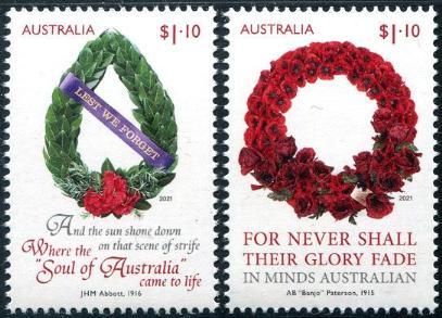 AUS2021-15 Australia Lest We Forget - Anzac 2021