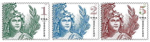 US #5295-5297 2018 Statue of Freedom