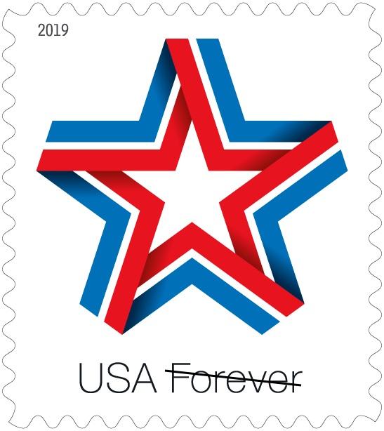 US #5361 2019  Star Ribbon