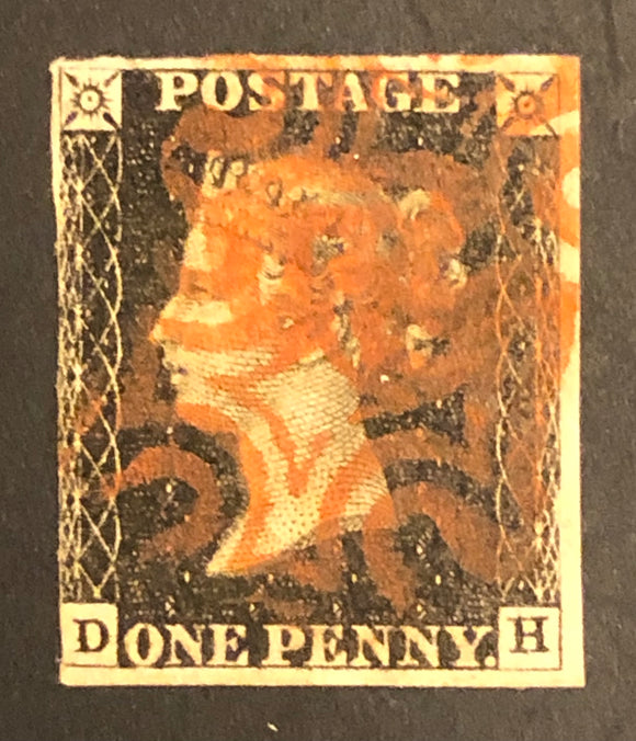 Great Britain #1 Penny Black Used